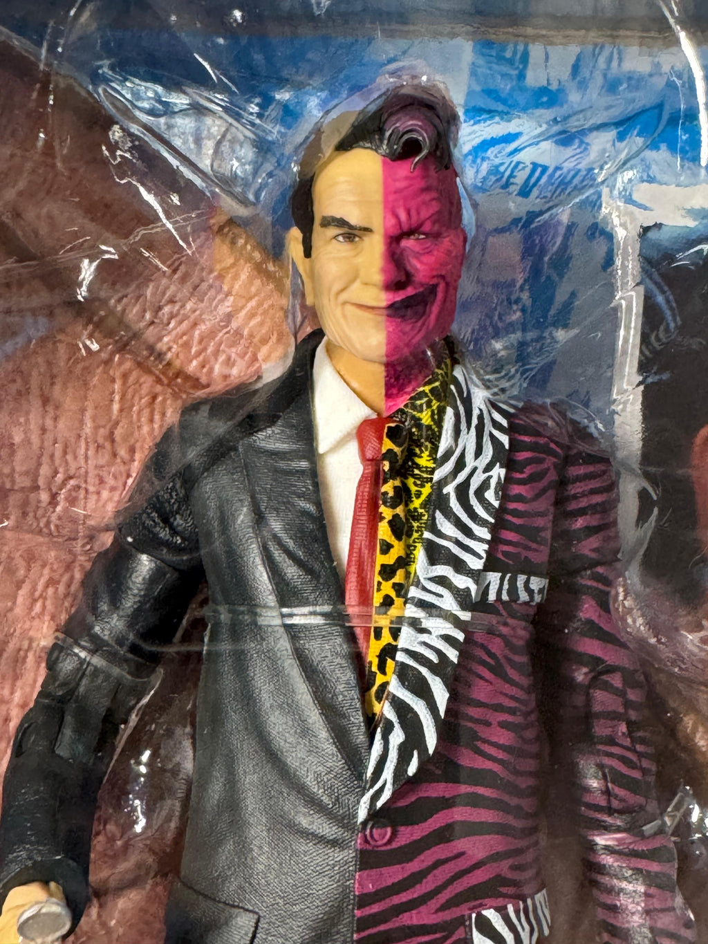 McFarlane DC Multiverse Two Face (Batman Forever) with CTB Nightmare Bat - Ready Stock