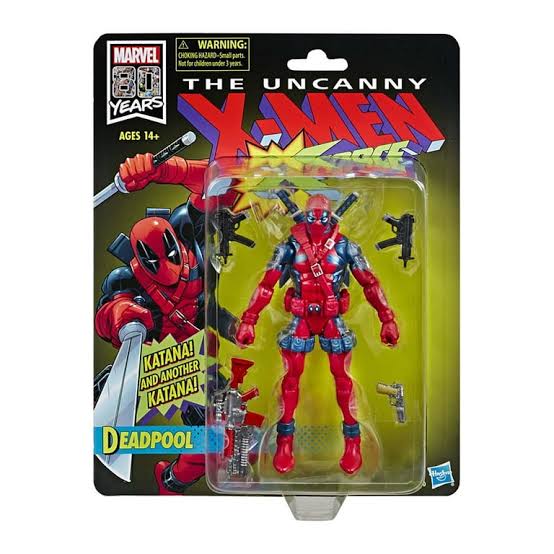 Hasbro Marvel 80 Years The Uncanny X-Force Deadpool Original Hasbro - Ready Stock