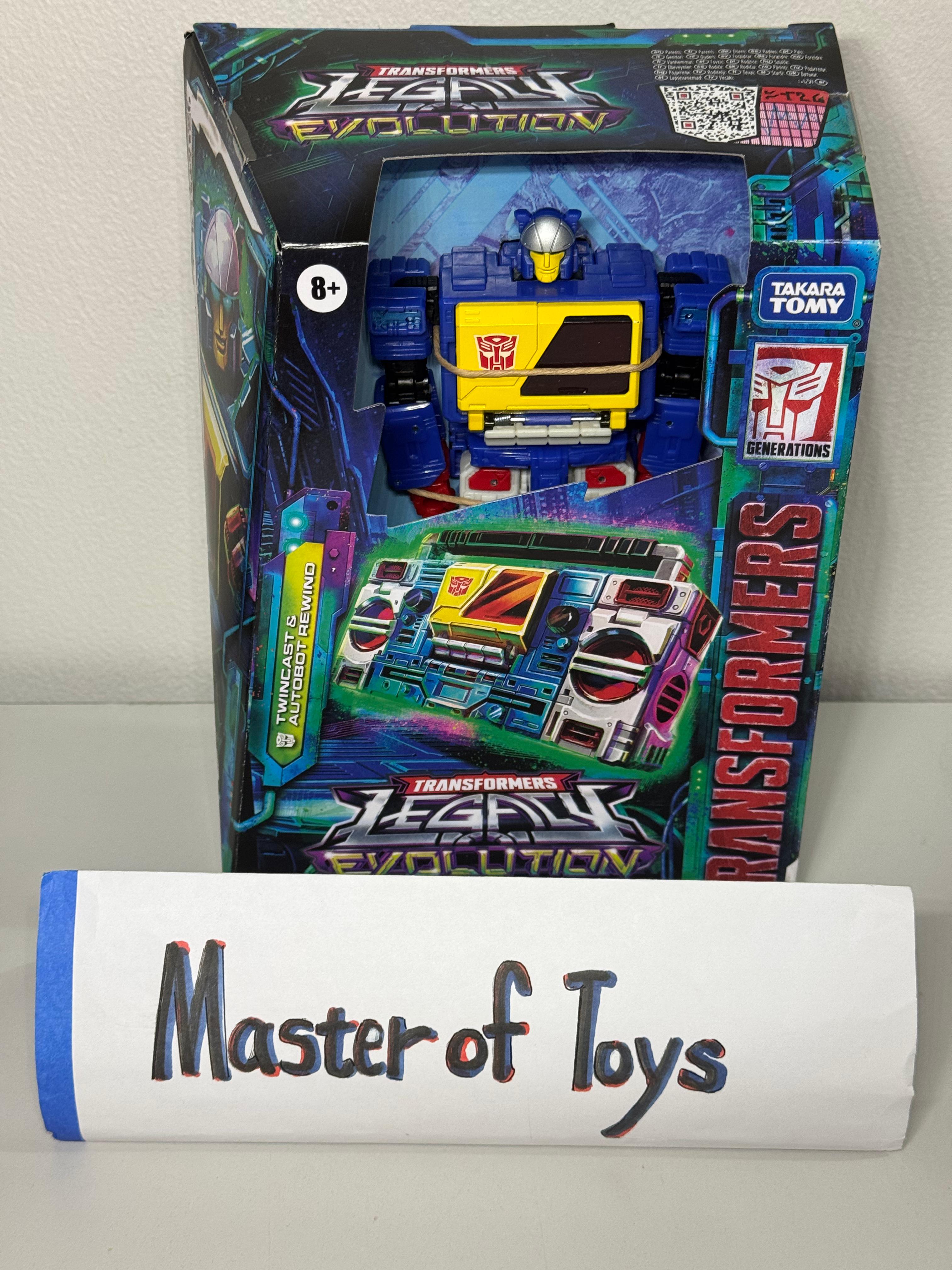 Hasbro Transformers Legacy Evolution Twincast Autobot Rewind - Ready Stock