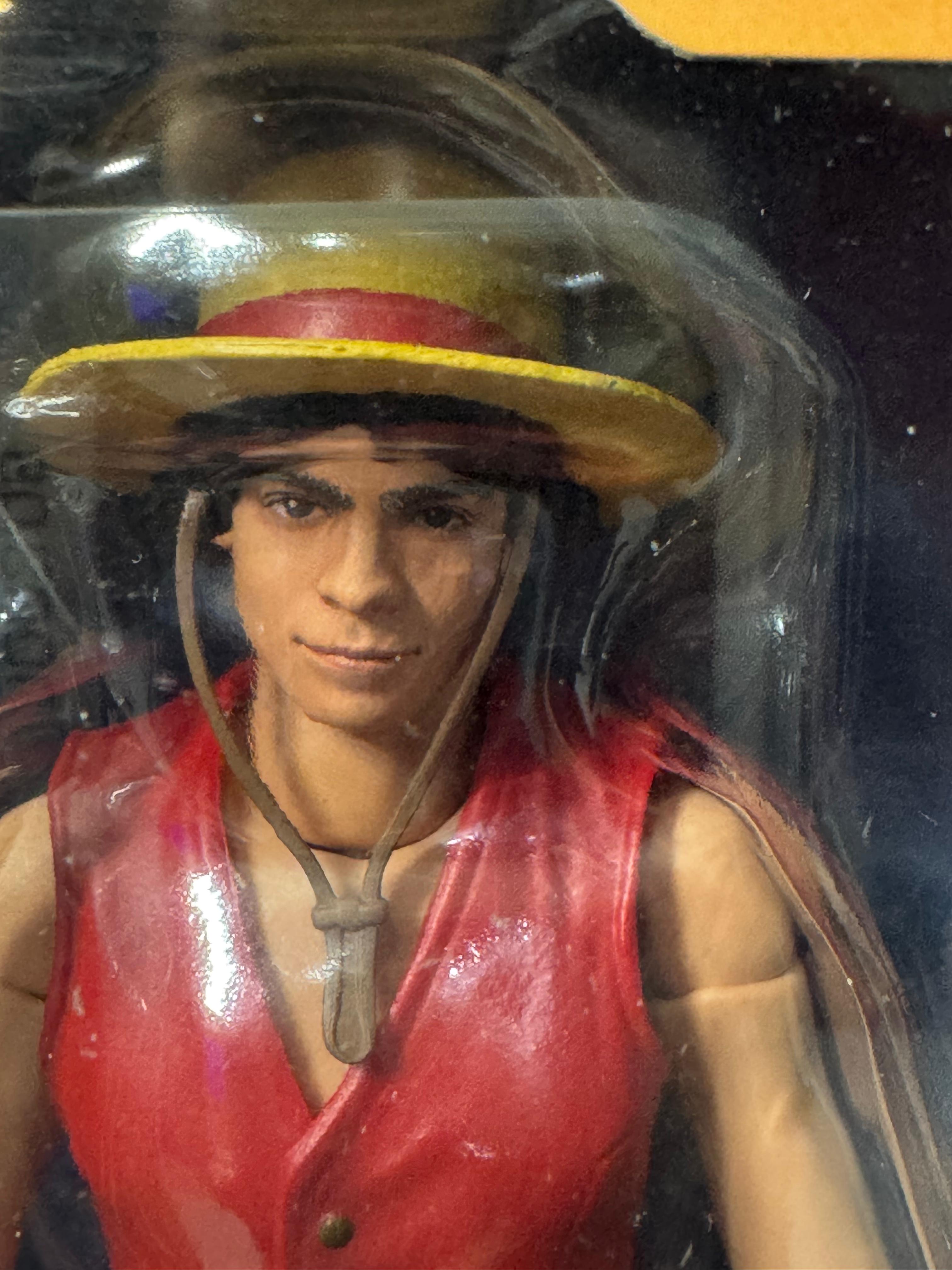 Bandai SHF One Piece Monkey D Luffy Netflix Version BIB - Ready Stock