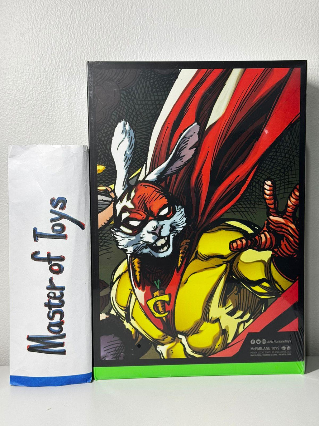 McFarlane DC Justice League Captain Carrot | Glow In The Dark Edition Gold Label - Ready Stock