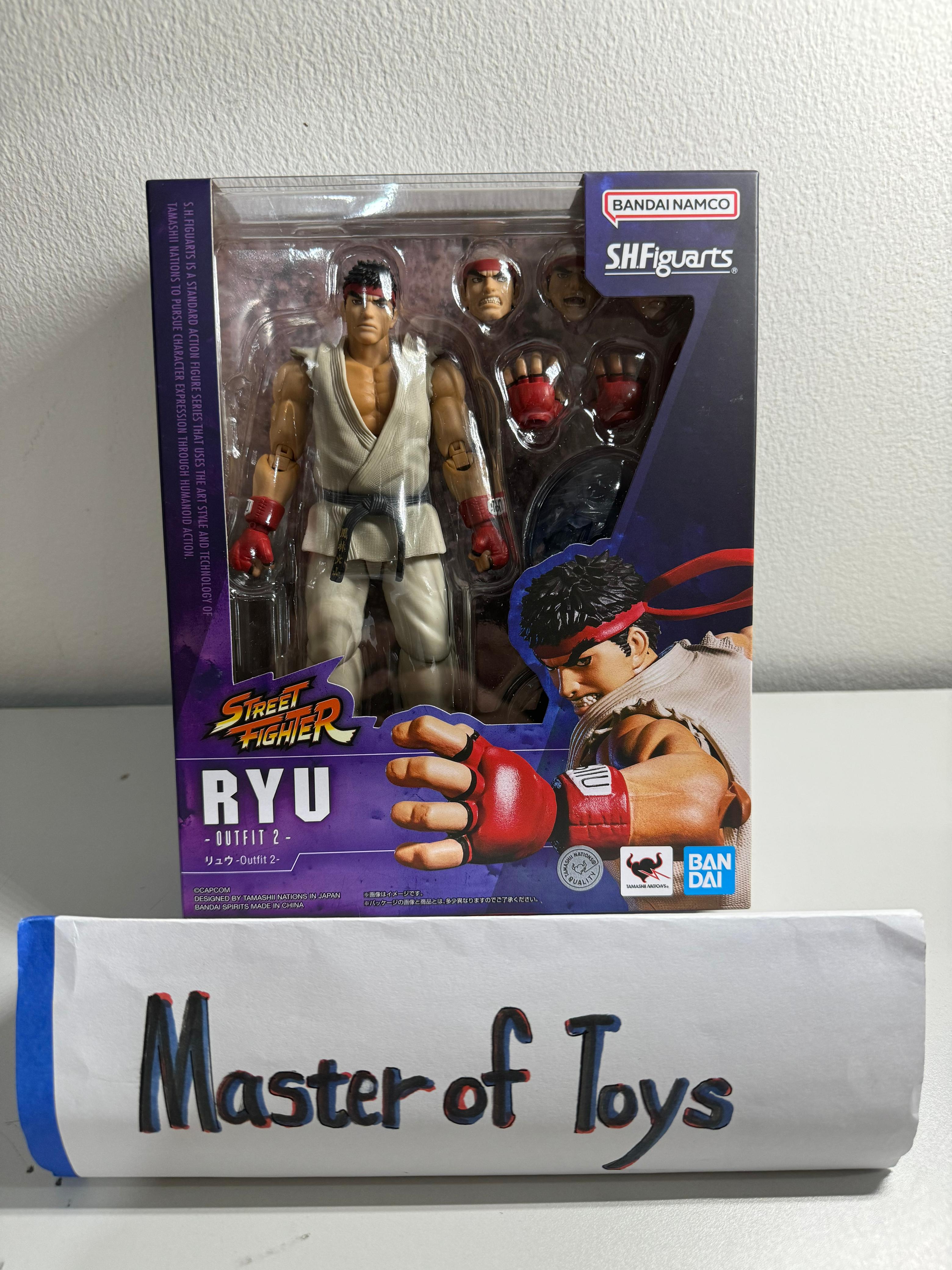 S.H.Figuarts Ryu SHF Street Fighter Ryu (Outfit 2) Tamashii Nations Bandai - Ready Stock