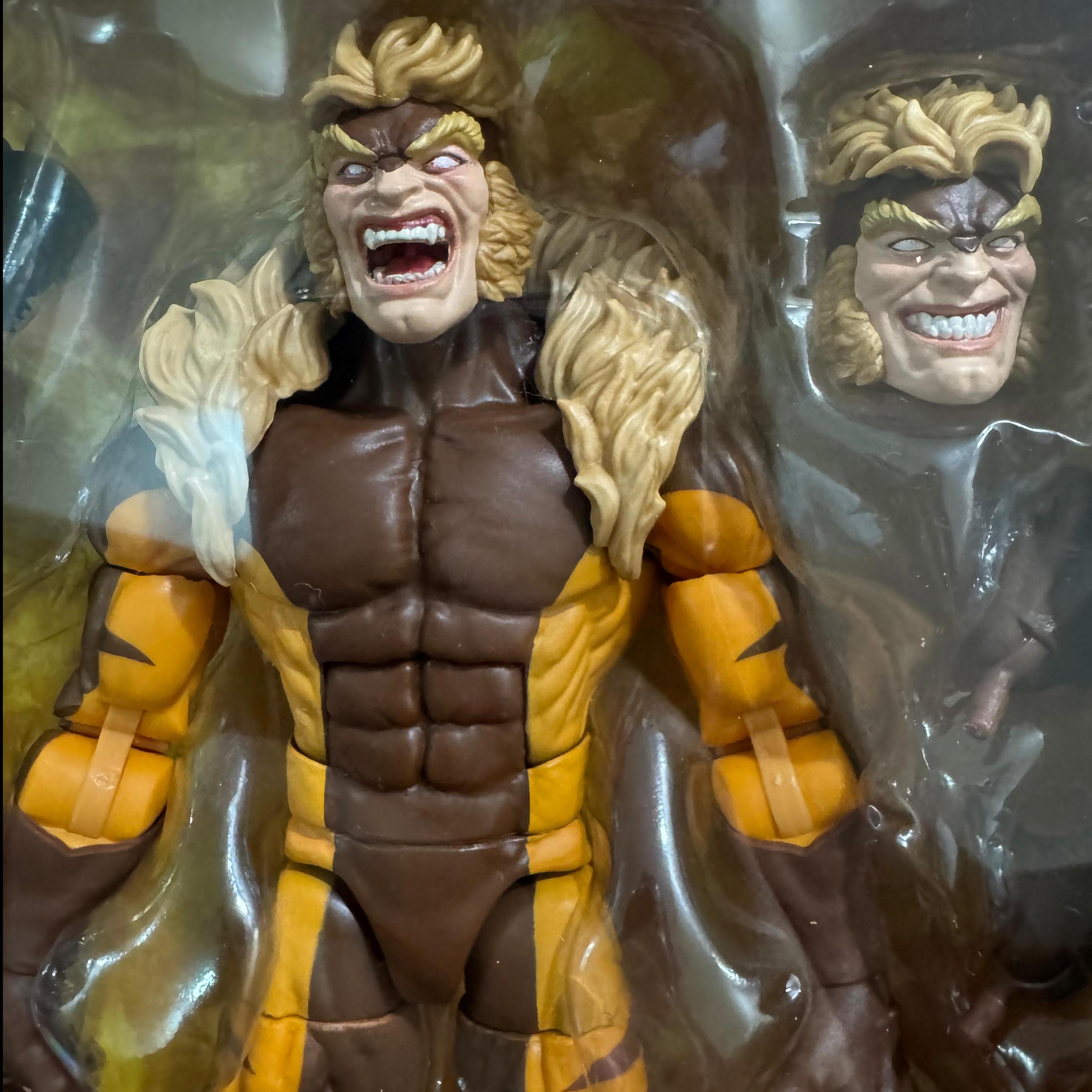 Hasbro Marvel Legends Series 50 Years Wolverine Logan Sabretooth 2 Packs - Ready Stock