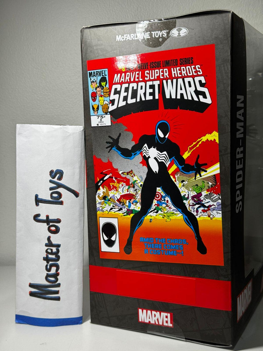 McFarlane Marvel Superheroes Secret Wars Spider-Man #8 Statue - Ready Stock