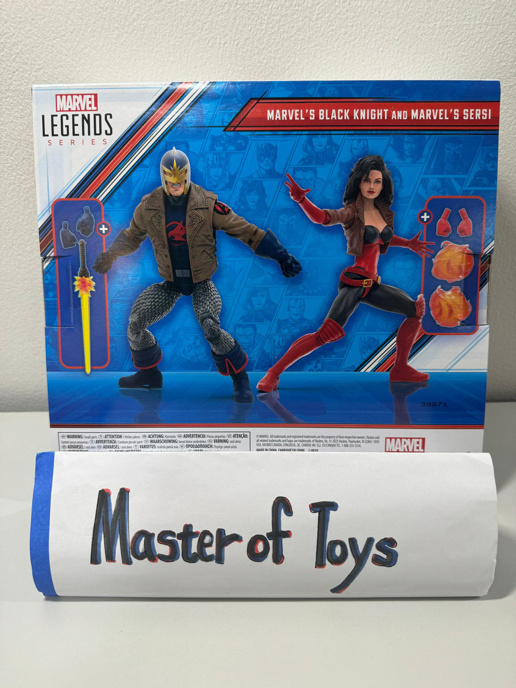 Hasbro Marvel Avengers Beyond Earth's Mightiest Marvel's Black Knight and Marvel's Sersi - Ready Stock