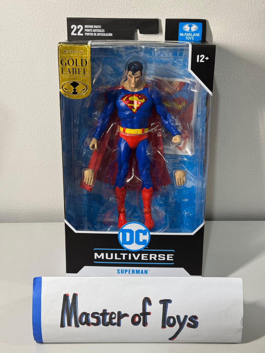 McFarlane DC Multiverse Superman (Action Comics) Gold Label Collection - Ready Stock