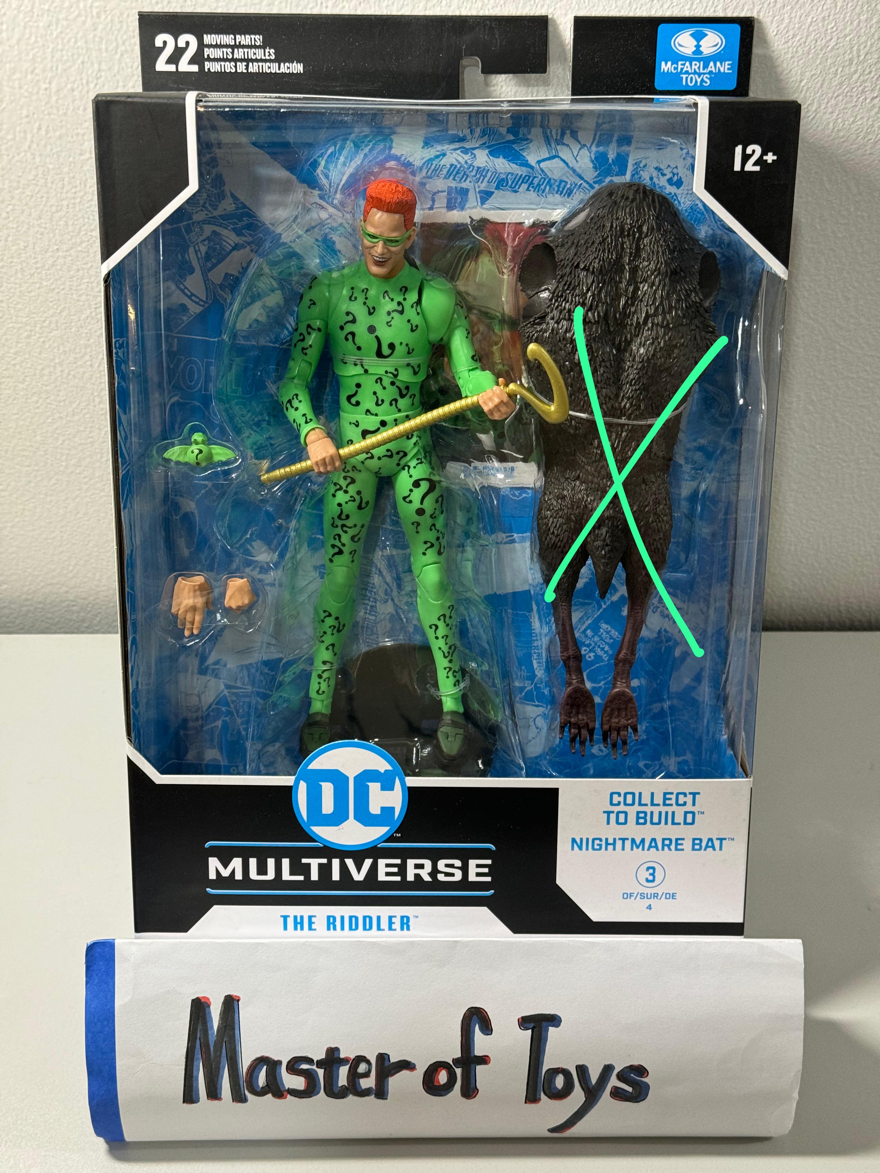McFarlane DC Multiverse The Riddler ( Batman Forever ) NO CTB - Ready Stock