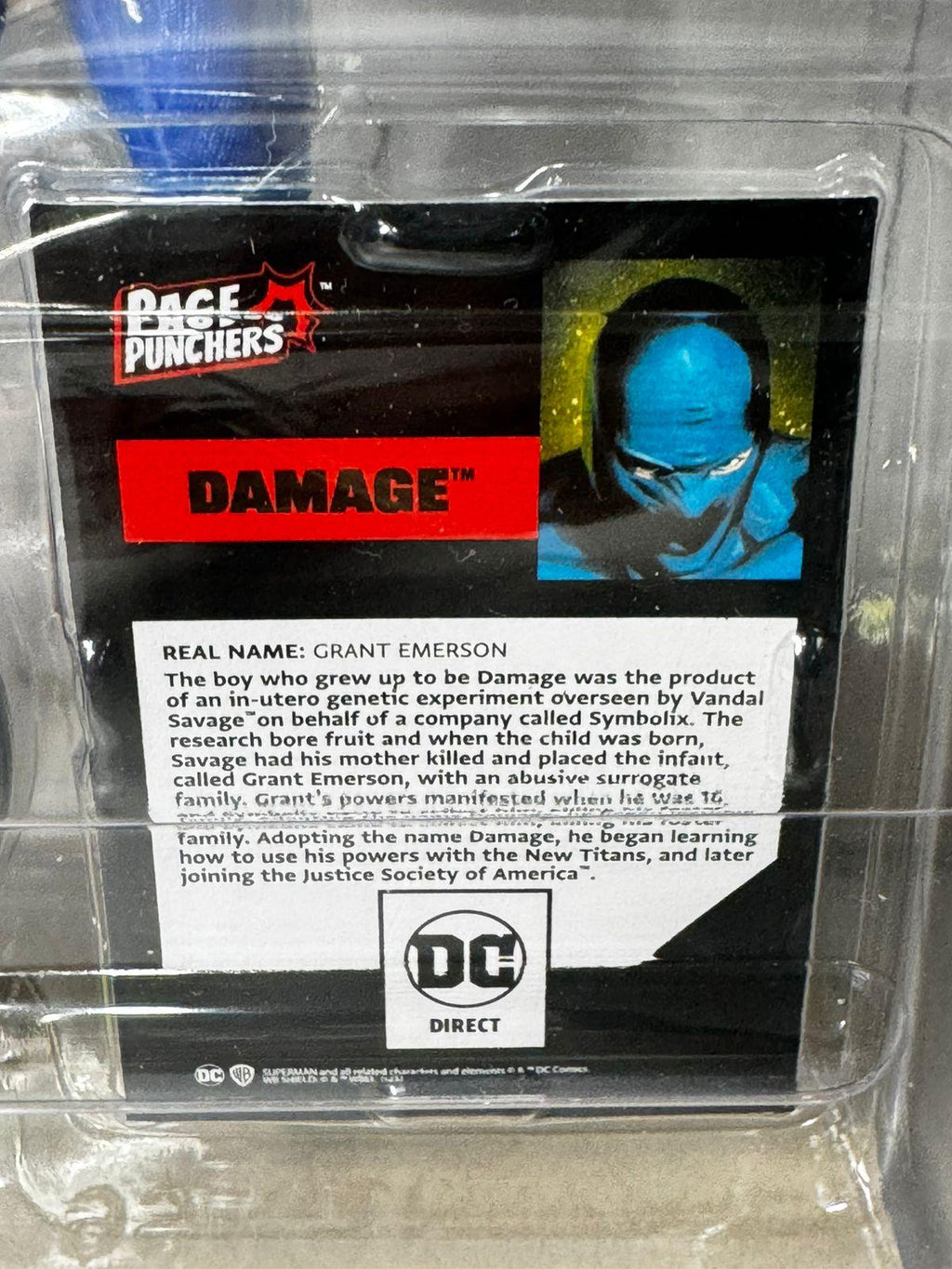 McFarlane DC Direct Page Puncher Damage Red Platinum Edition No Comic Books - Ready Stock