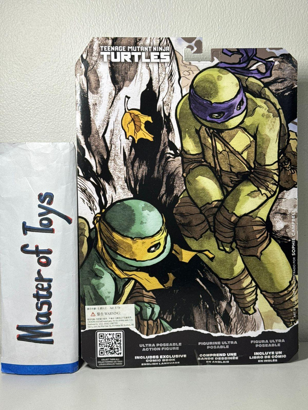 McFarlane Page Punchers Micro Series Teenage Mutant Ninja Turtles Donatello - Ready Stock