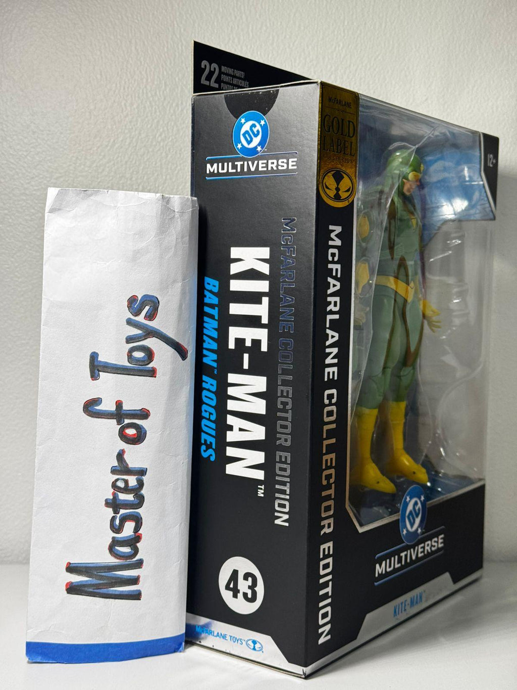 McFarlane Collector Edition DC Multiverse Kite-Man Gold Label - Ready Stock