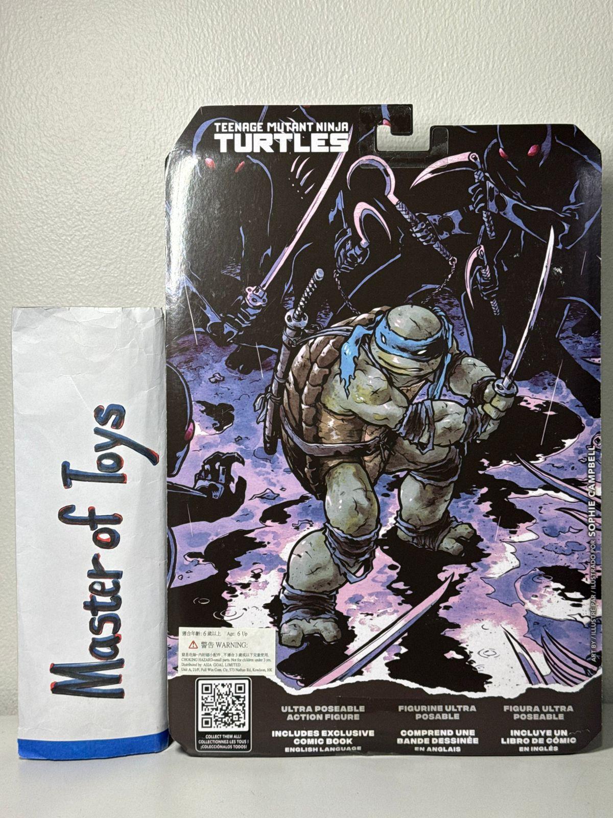 McFarlane Page Punchers Micro Series Teenage Mutant Ninja Turtles Leonardo - Ready Stock
