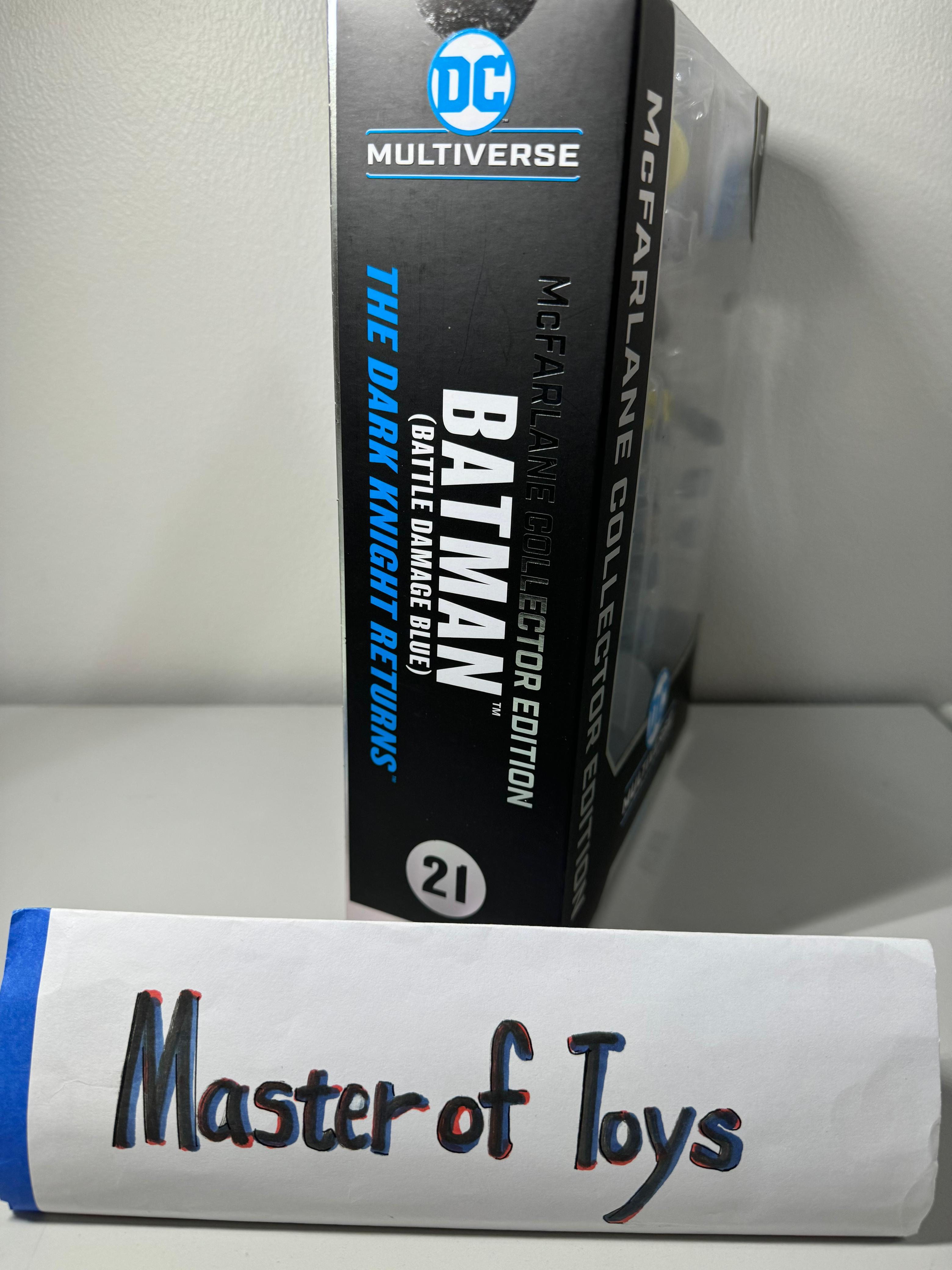 McFarlane Collector Edition DC Multiverse Batman (Battle Damage Blue) The Dark Knight Returns - Ready Stock