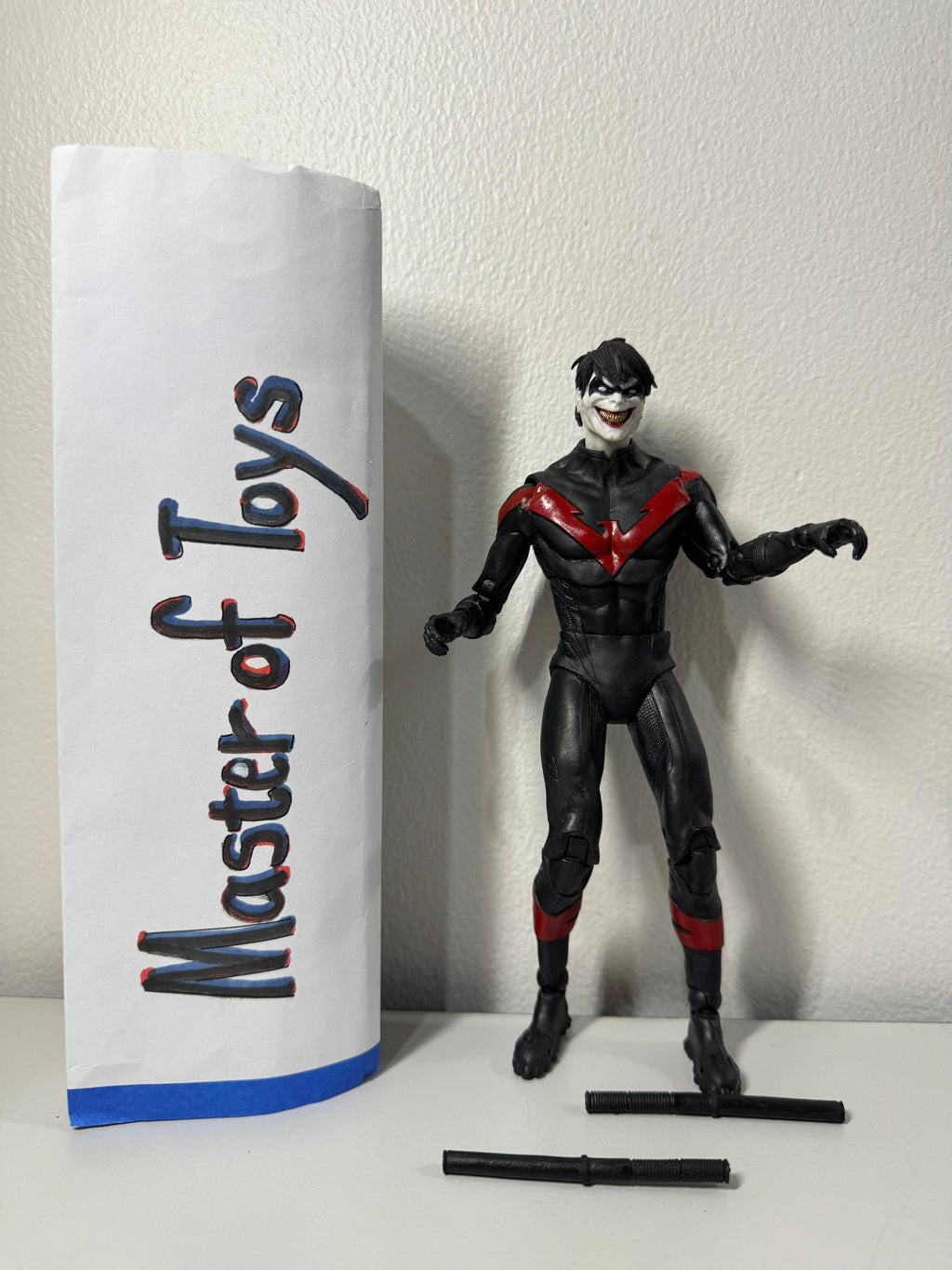McFarlane Batman Nightwing Joker Infected No Box - Ready Stock