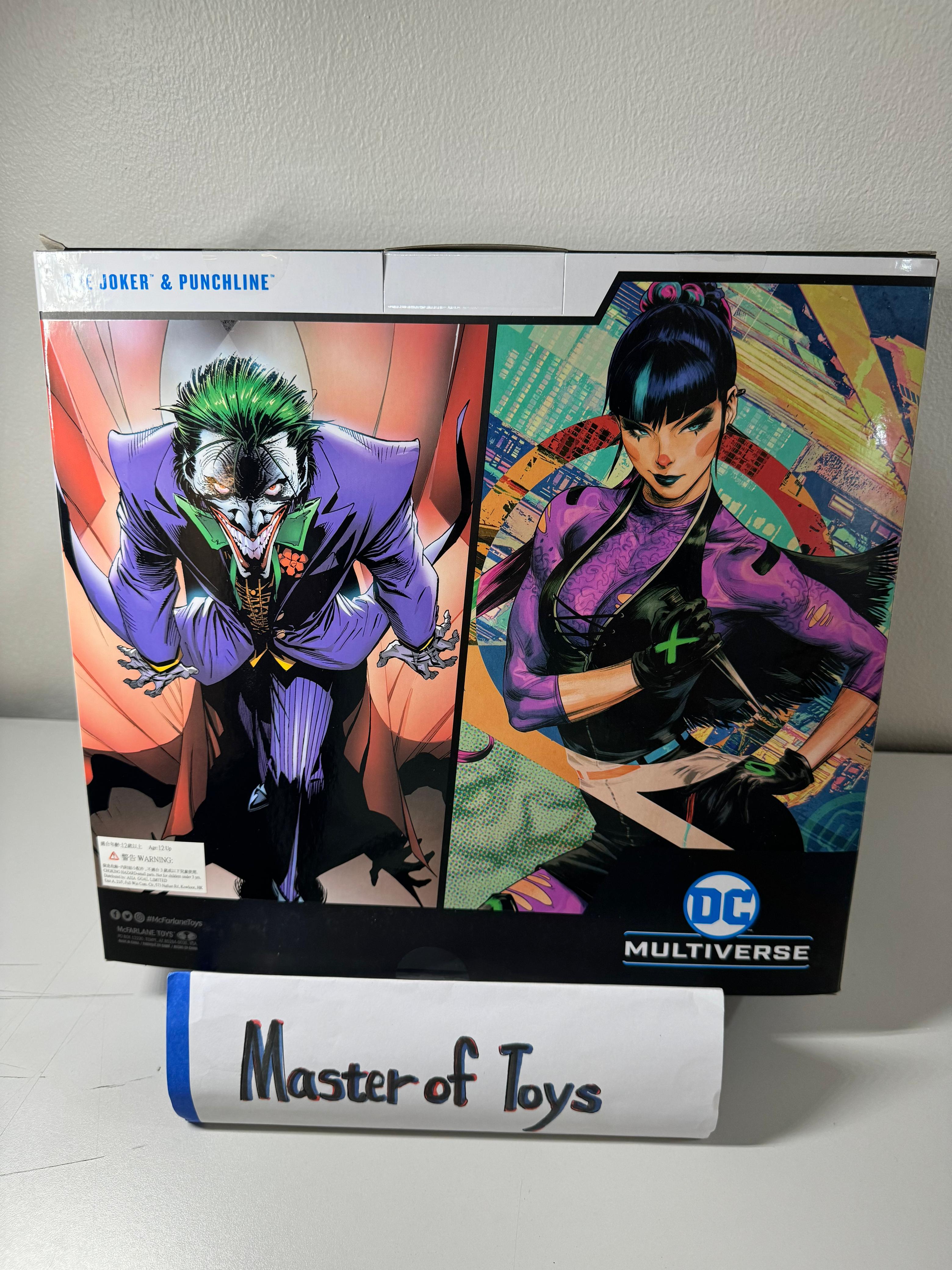 McFarlane DC Multiverse The Joker & Punchline - Ready Stock