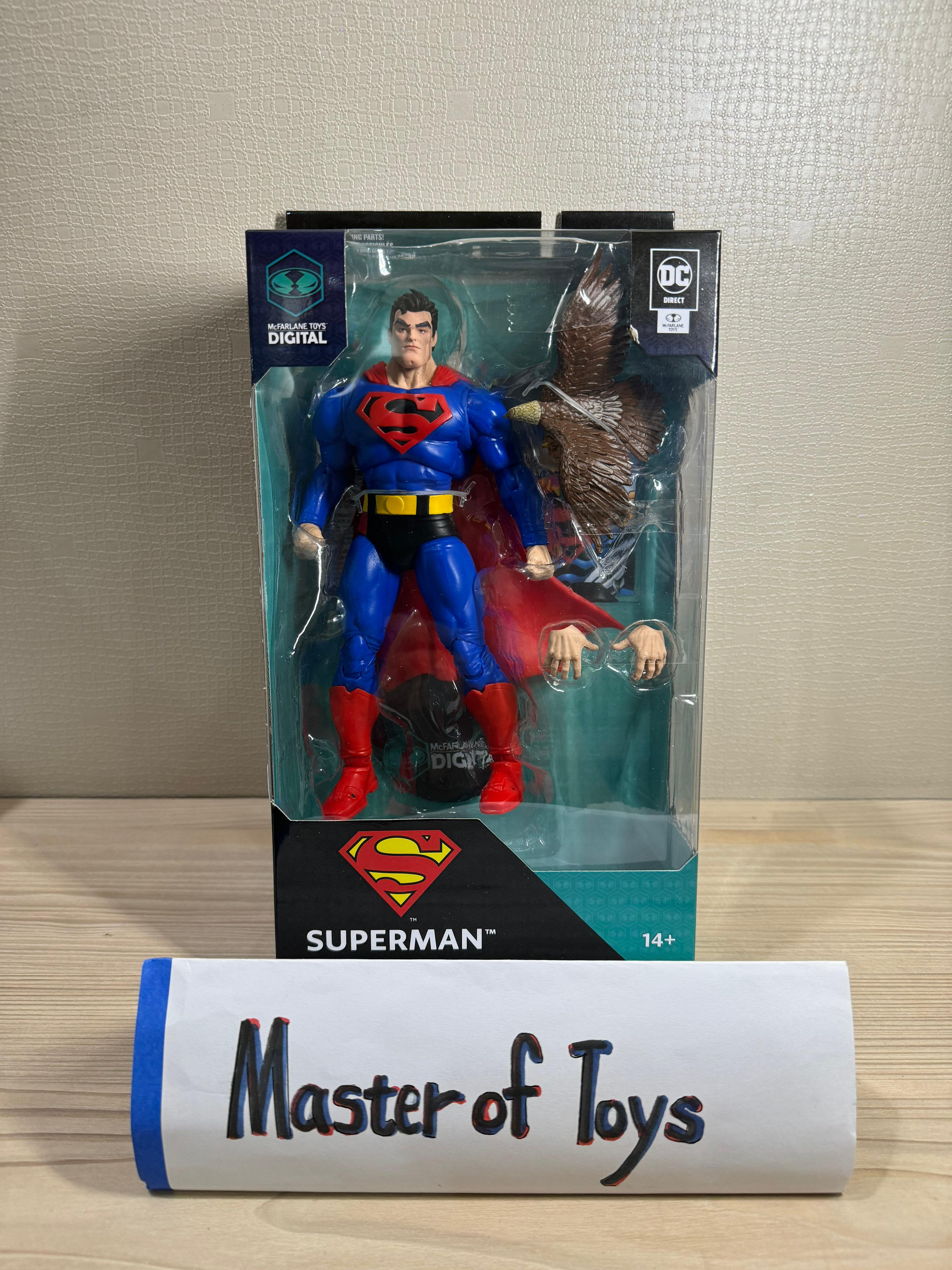 McFarlane Toys Digital DC Direct Superman Our Worlds At War - Ready Stock