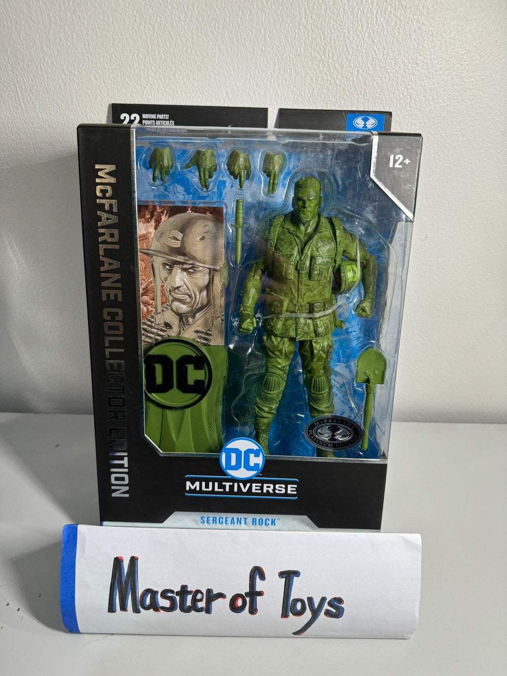 McFarlane DC Multiverse Collector Edition Sergeant Rock DC Classic #14 Platinum Edition - Ready Stock