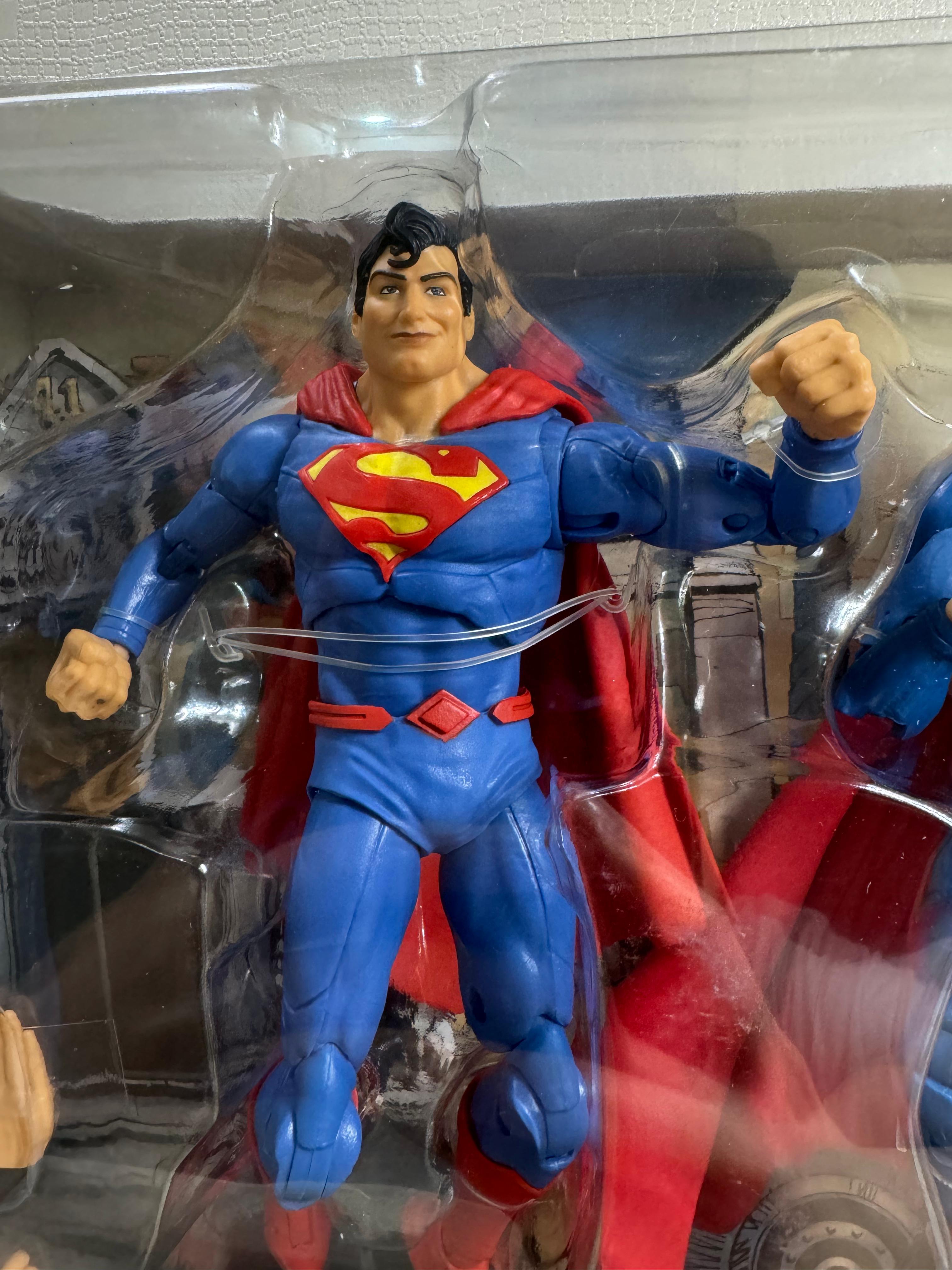 McFarlane DC Multiverse Superman VS Superman Of The Earth-3 - Ready Stock