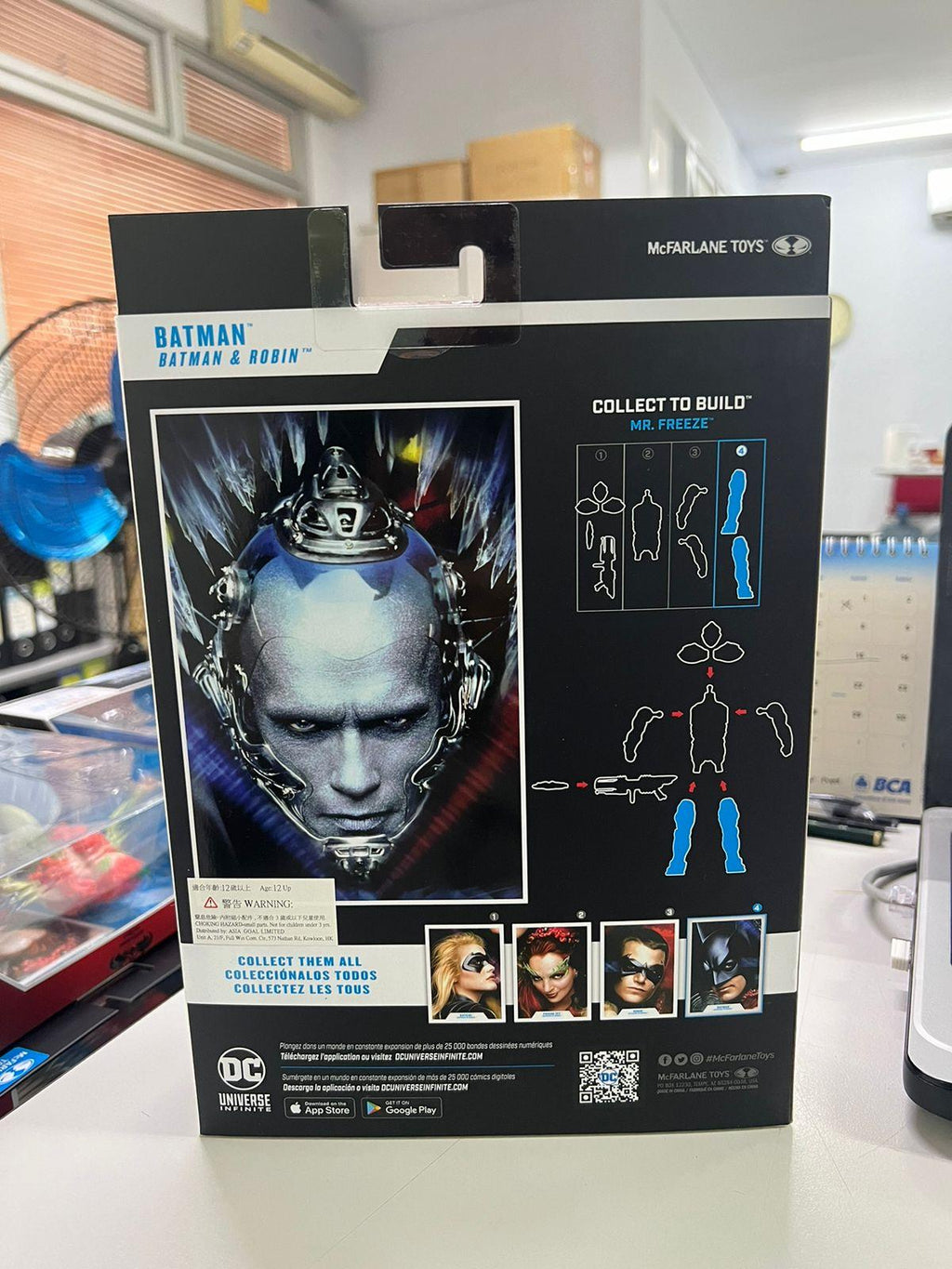 Mcfarlane Batman & Robin Movie: Batman CTB Mr Freeze