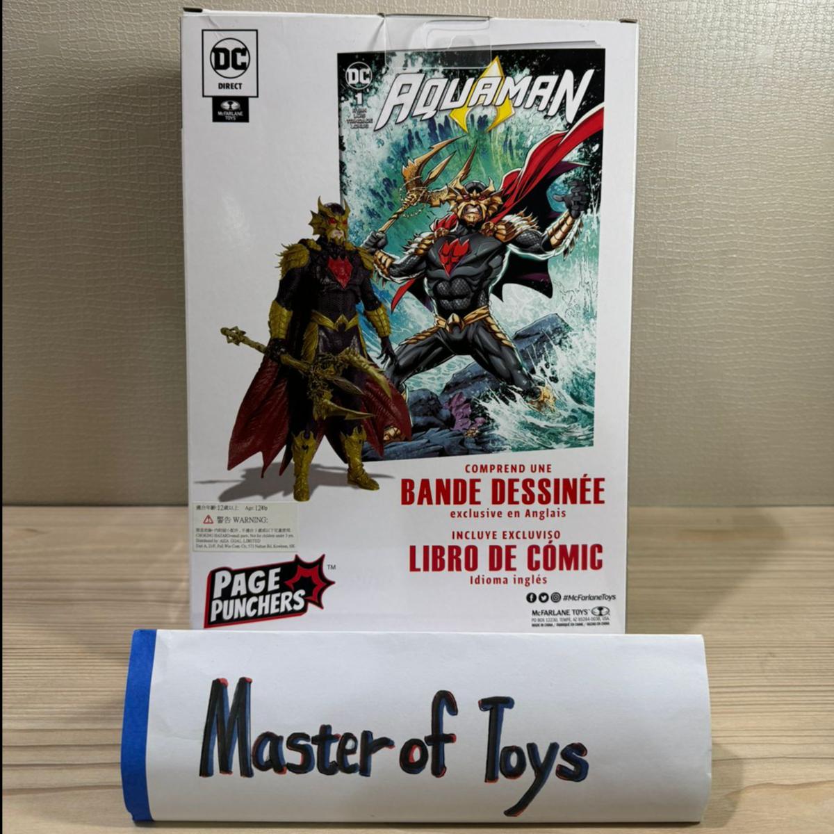 McFarlane DC Direct Ocean Master Aquaman Comic Page Punchers - Ready Stock
