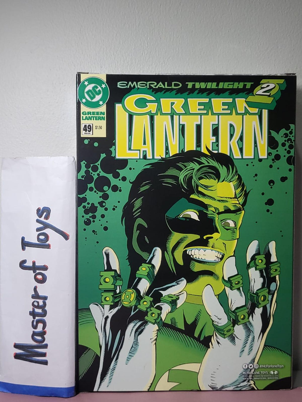 McFarlane Cover Recreations Green Lantern (Emerald Twilight) Gold Label - Ready Stock
