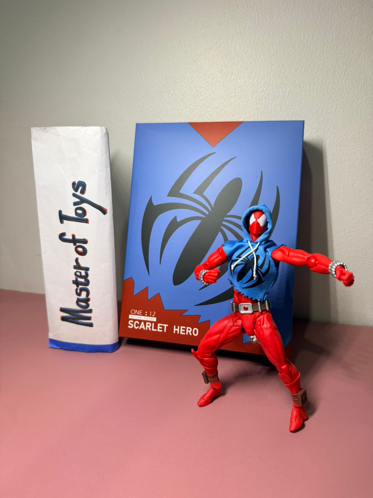 Mess Toys Action Figure Scarlet Hero Spiderman - Ready Stock