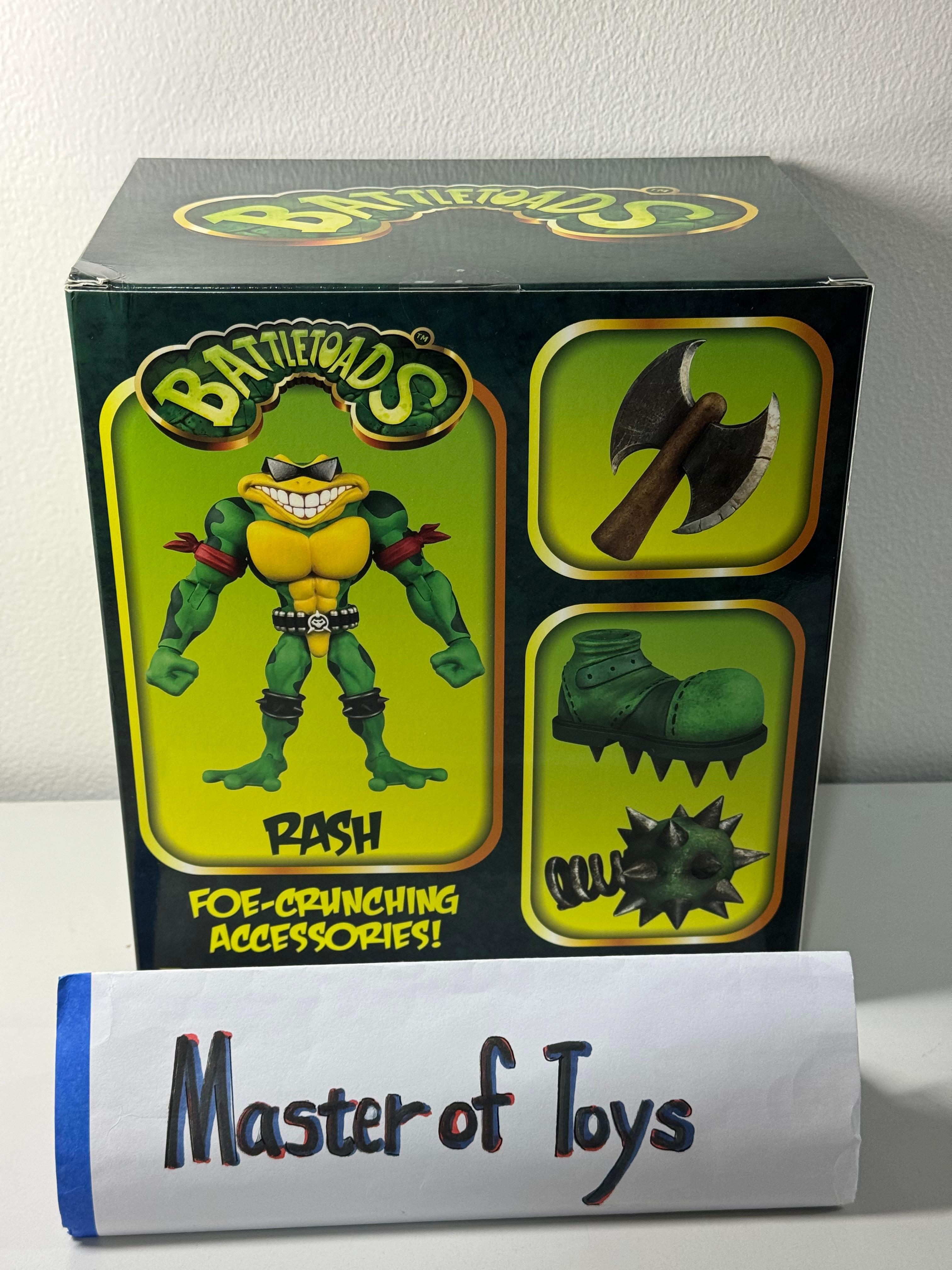 Premium DNA Battletoads Rash Foe-Crunching Accessories Action Figure  - Ready Stock