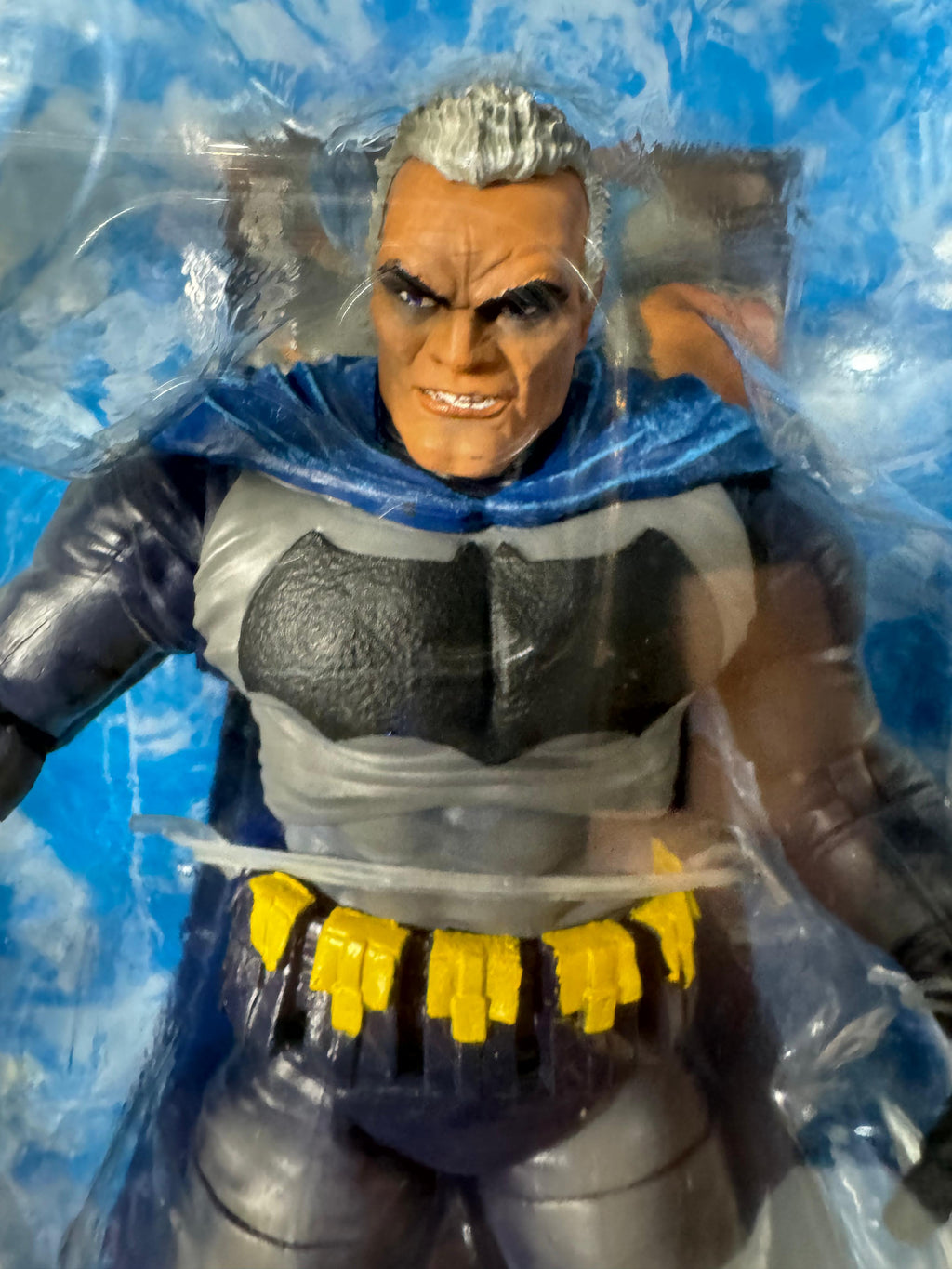 McFarlane Collector Edition DC Multiverse Batman (Battle Damage Blue) The Dark Knight Returns Platinum Edition - Ready Stock