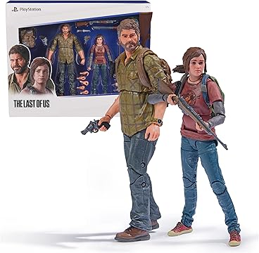 PlayStation Spin Master Toys The Last of Us Joel and Ellie 6”Action Figure 2 Pack PS5 Collector Garage Kit - Ready Stock