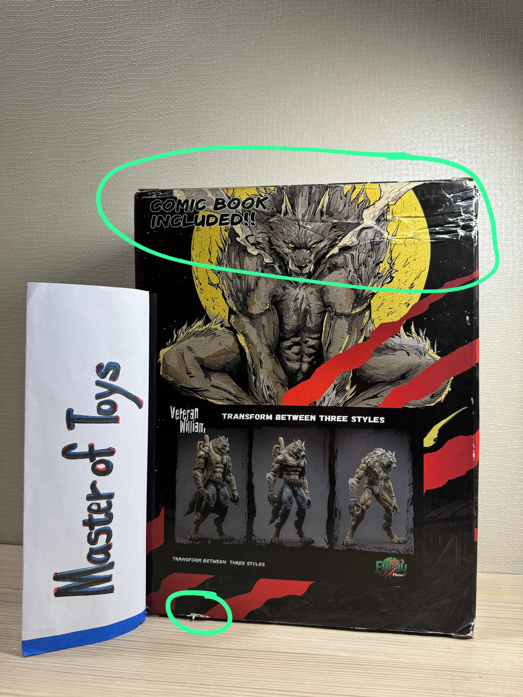 Maestro Union The Furay Planet Werewolf Wolf Veteran William Comic Books Included - Ready Stock