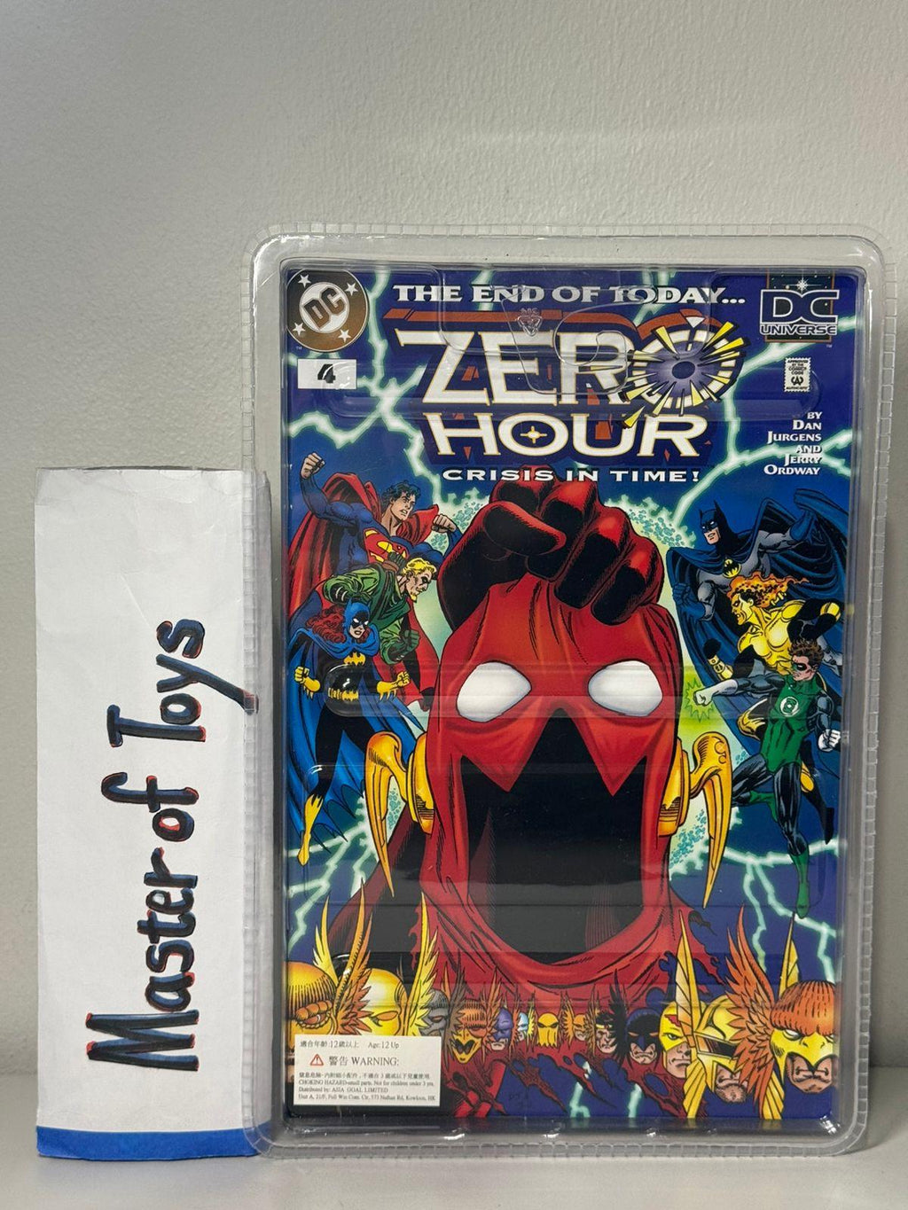 McFarlane DC Direct Superman The End of Today Zero Hour Crisis in Time With Comic Book - Ready Stock