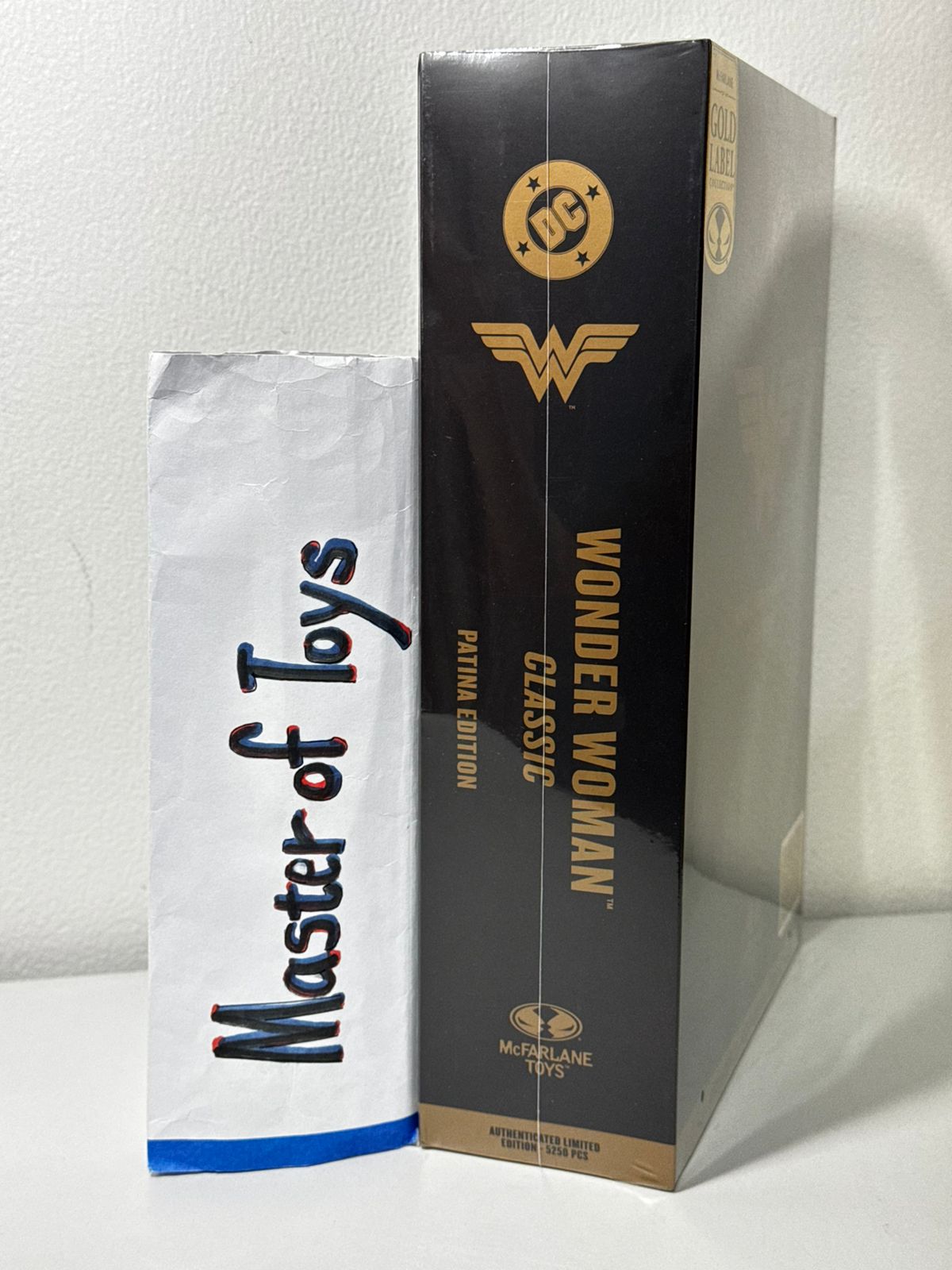 McFarlane DC Wonder Woman Classic Patina Edition Gold Label - Ready Stock