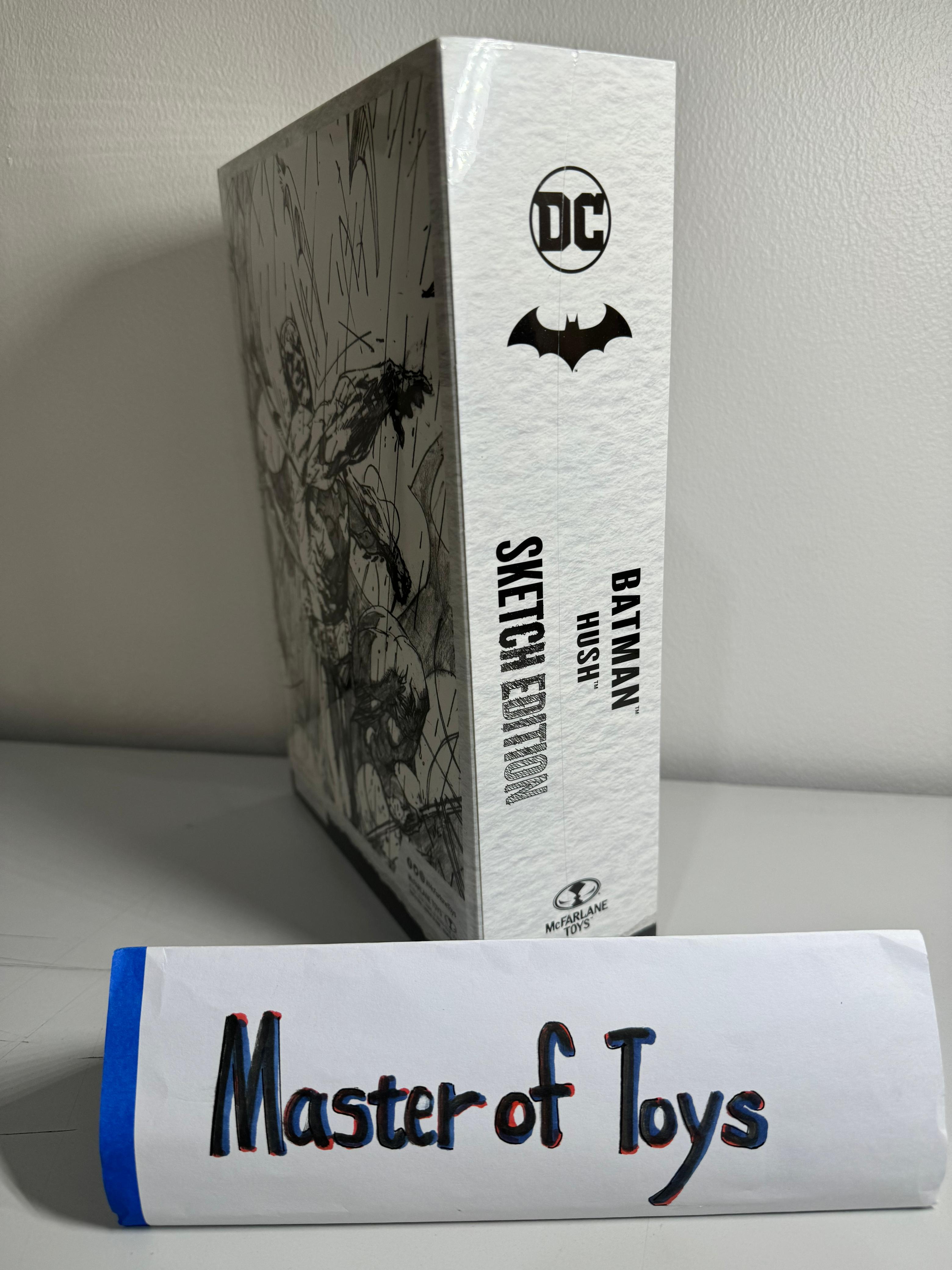 McFarlane DC Multiverse Batman Hush Sketch Edition Gold Label Collection Authenticated Limited Edition - Ready Stock