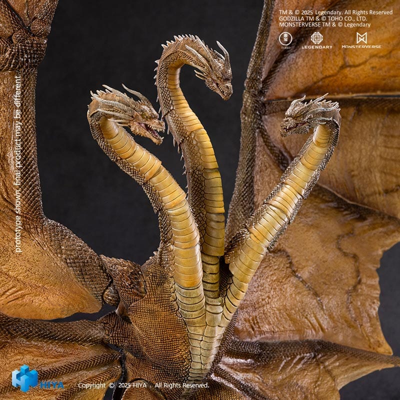 Hiya Toys Monsterverse Godzilla King Of The Monsters King Ghidorah 2.0 - Ready Stock