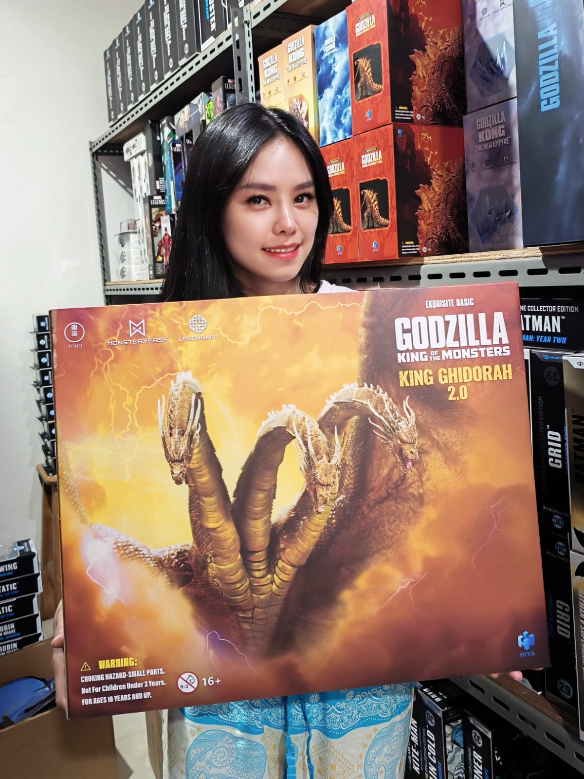 Hiya Toys Monsterverse Godzilla King Of The Monsters King Ghidorah 2.0 - Ready Stock