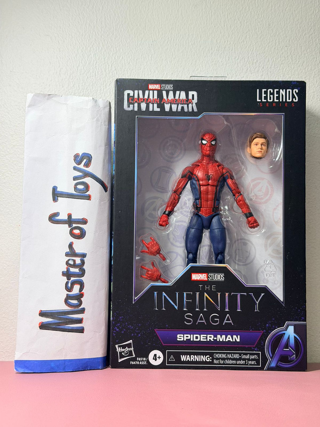 Hasbro Marvel Legends Series The Infinity Saga Spiderman Civil War Captain America - Ready Stock