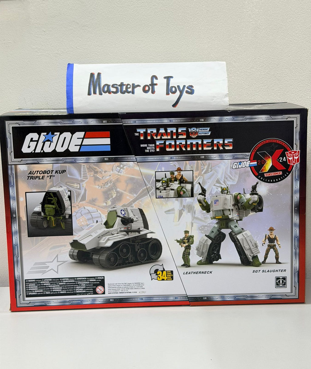 Hasbro Transformers Autobot Kup Triple T GiJoe 2024 Leatherneck | SGT Slaughter - Ready Stock