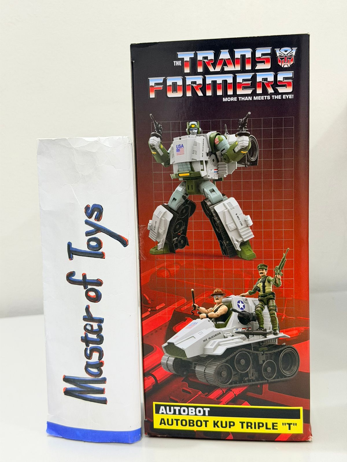 Hasbro Transformers Autobot Kup Triple T GiJoe 2024 Leatherneck | SGT Slaughter - Ready Stock