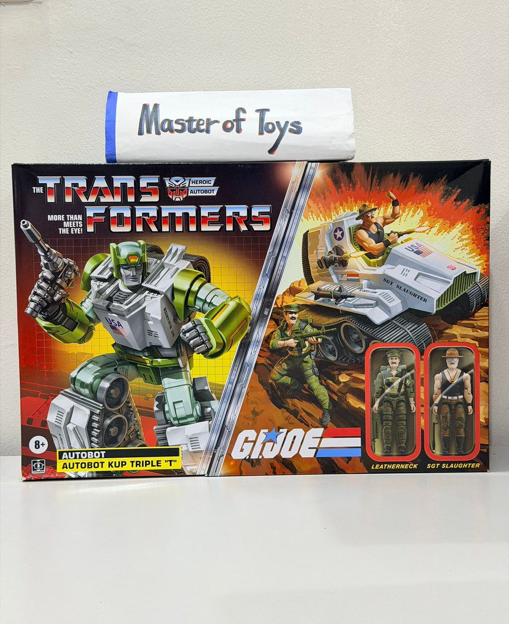 Hasbro Transformers Autobot Kup Triple T GiJoe 2024 Leatherneck | SGT Slaughter - Ready Stock