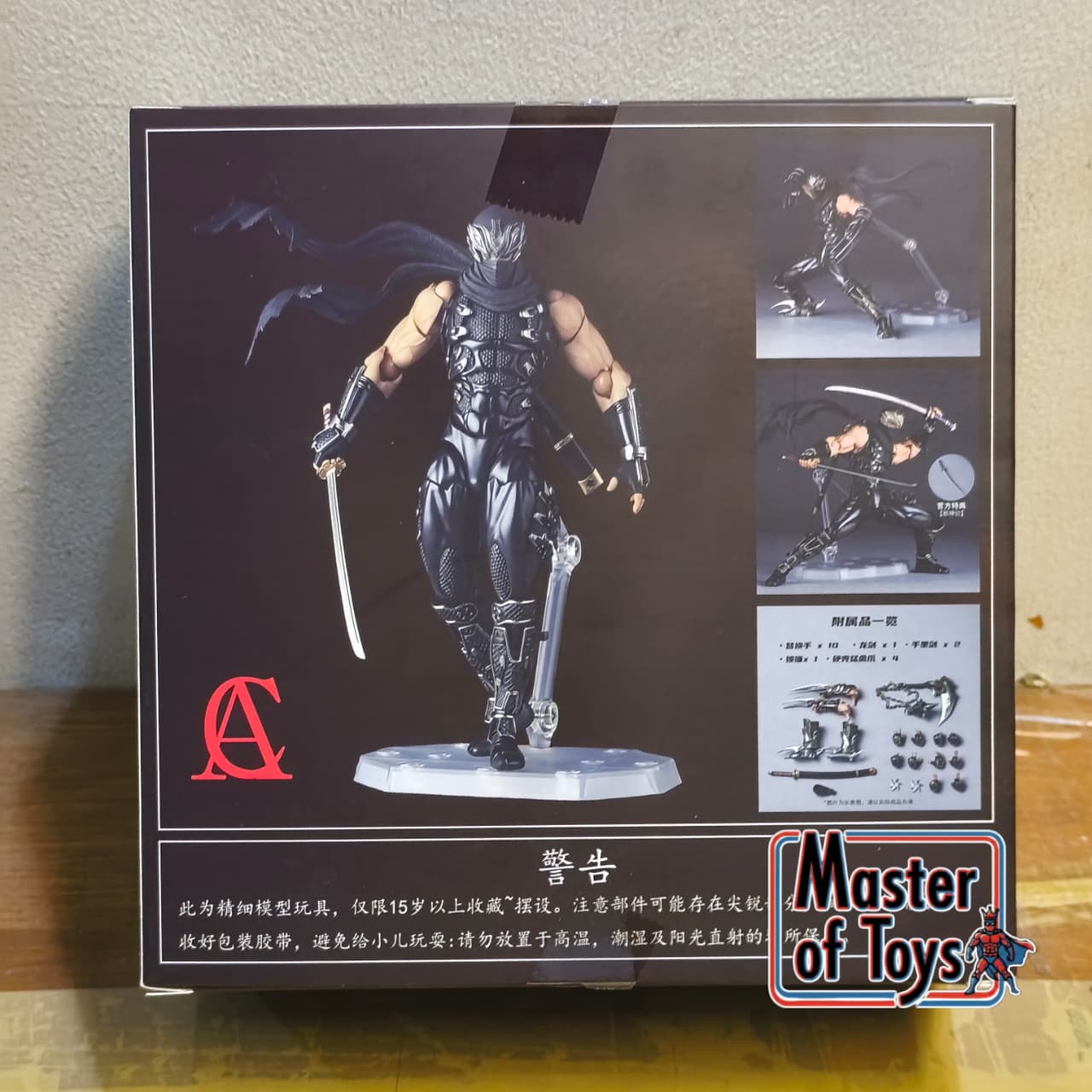 AC Toys Ryu Hayabusa Black Color #MOHON BACA DESKRIPSI# - Ready Stock