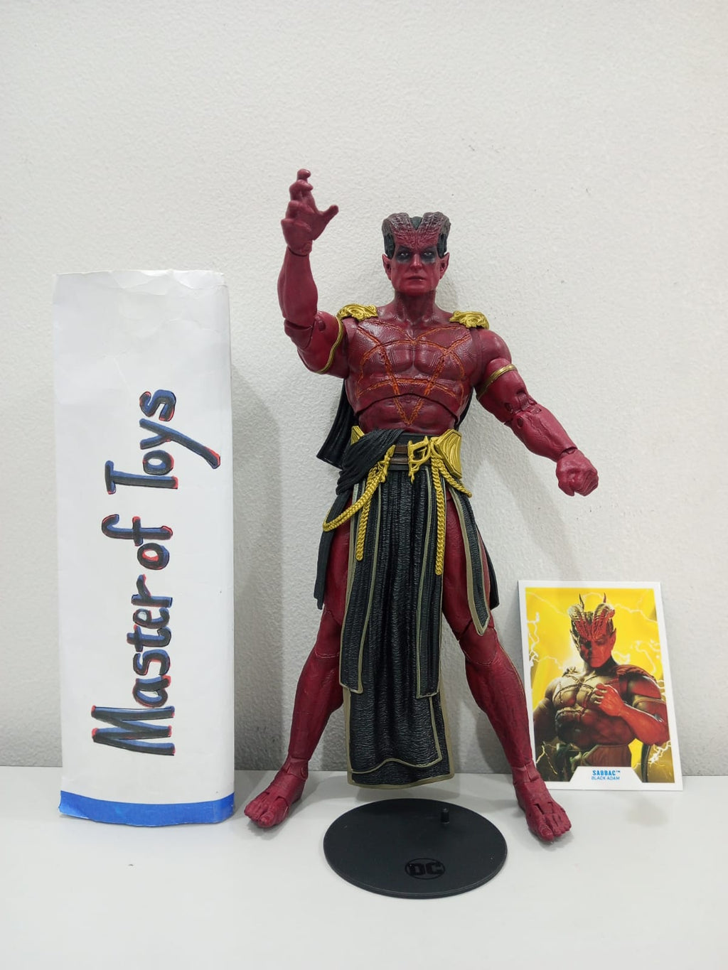 McFarlane DC Multiverse Black Adam Sabbac (Black Adam) Only No Box - Ready Stock