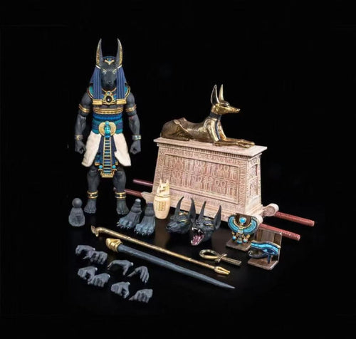 Figura Obscura Exclusive Gods of Ancient Egypt Anubis Four Horsemen - Ready Stock