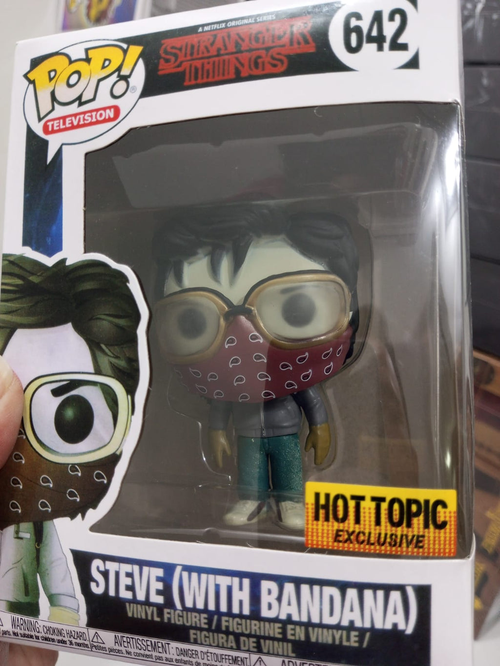 Funko Pop Television Stranger Things Hot Topic Exclusive Steve With Bandana 642 - Ready Stock