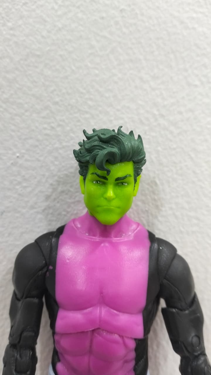 McFarlane DC Multiverse Beast Boy Teen Titans ( One Year Later ) #42 Platinum Edition Only No Box - Ready Stock