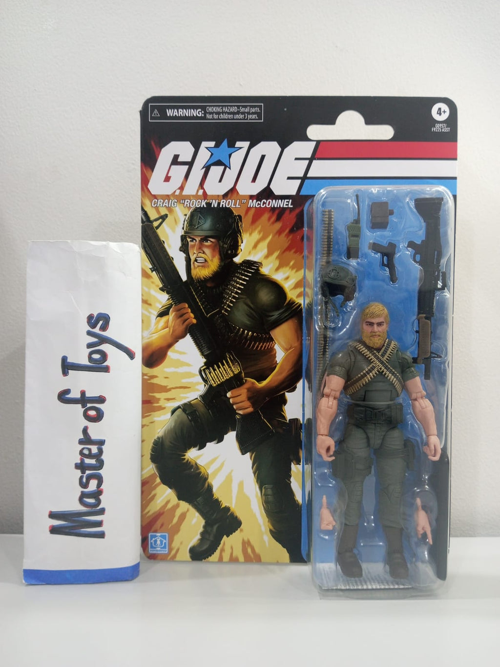 Hasbro Gijoe Craig "Rock 'N Roll" McConnel- Ready Stock