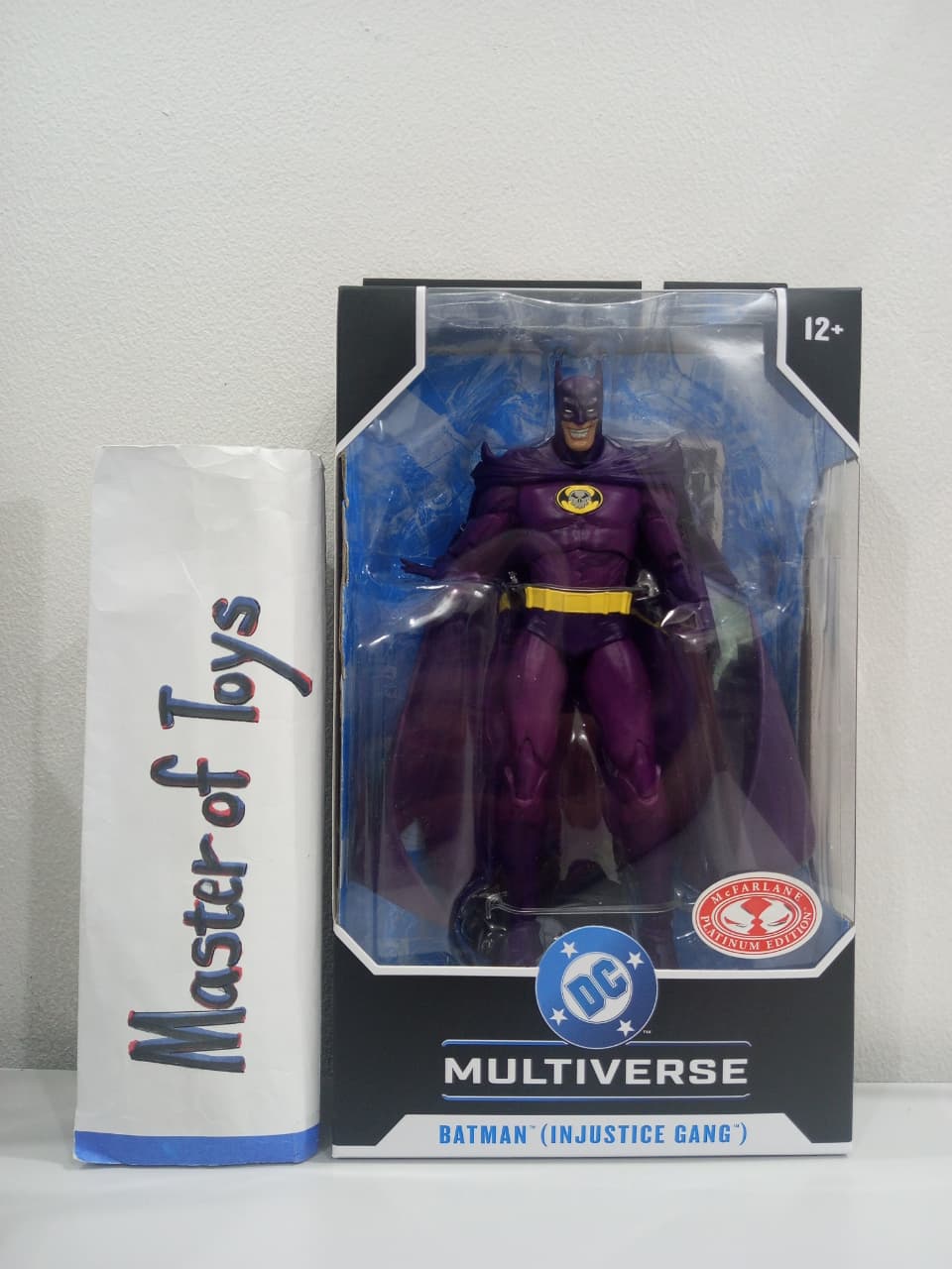 McFarlane DC Multiverse Batman (Injustice Gang) JLA:Rock Of Ages Red Platinum Edition- Ready Stock