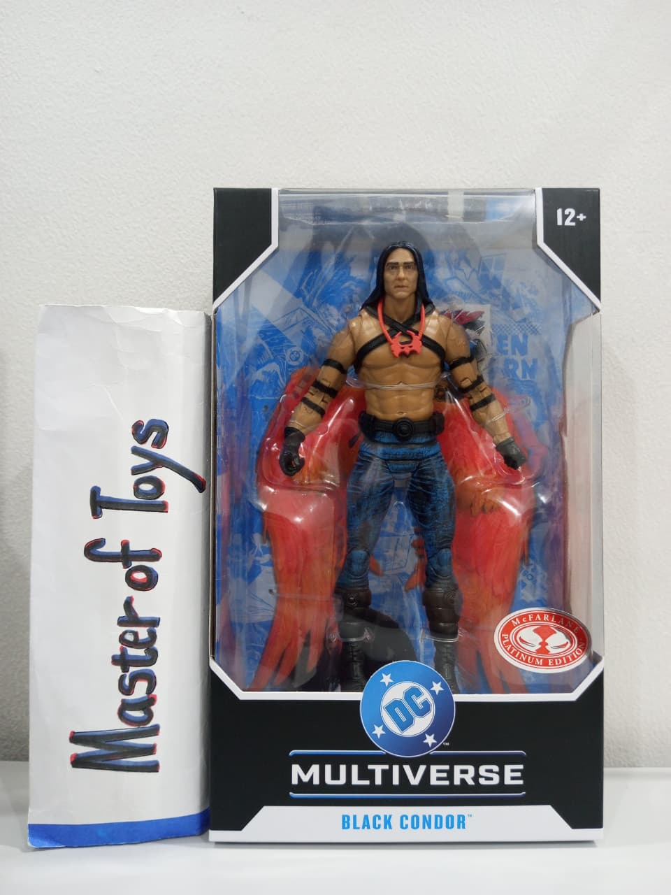 McFarlane DC Multiverse Black Condor (DC Classic) Red Platinum Edition - Ready Stock