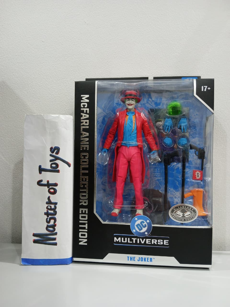 McFarlane Collector Edition DC Multiverse The Joker (Batman) #57 Platinum Edition - Ready Stock