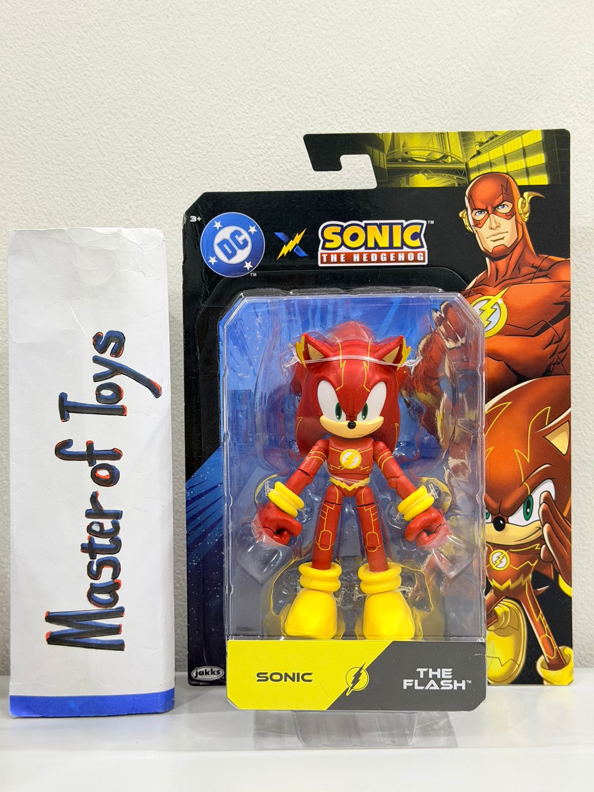 Jakks Sonic The Hedgehog DC X Sonic Sonic The Flash - Ready Stock