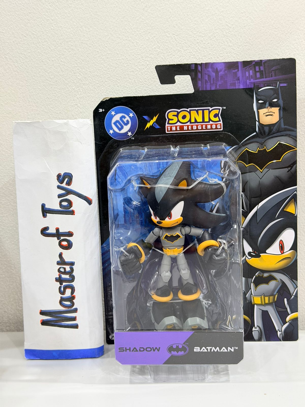 Jakks Sonic The Hedgehog DC X Sonic Shadow Batman - Ready Stock
