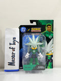 Jakks Sonic The Hedgehog DC X Sonic Silver Green Lantern - Ready Stock